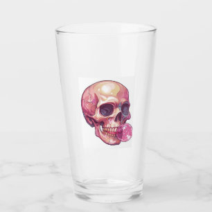 Copo De Pint Cranio Problema da Bolha � Esqueleto de Borracha D