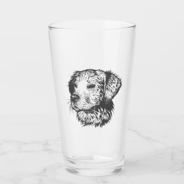 Copo De Pint Create Your Own Pet Dog Customized (Frente)