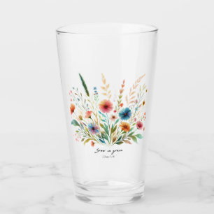 Copo De Pint Cresça em graça floral