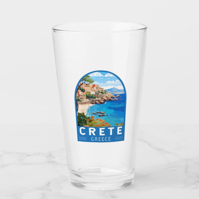 Copo De Pint Creta Grécia Art Vintage (Frente)