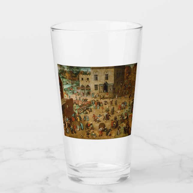 Copo De Pint Crianças Jogando Jogos (Pieter Bruegel, o Velho) (Frente)