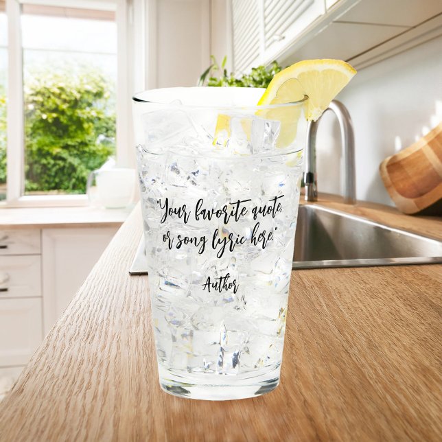 Copo De Pint Crie sua própria citação de caligrafia (Criador carregado)