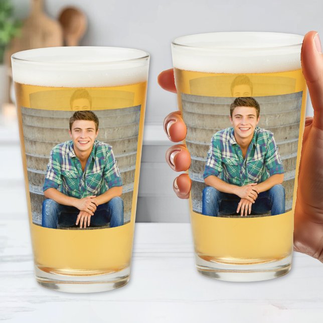 Copo De Pint Crie sua própria foto (Create your Own Photo Glass)