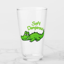 Copo De Pint Crocodilo Alegre e Divertido Sorriso - Macio mas P