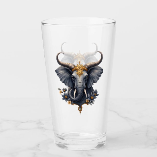Copo De Pint Crowned Guardian of the Celestial Gate the elefant (Frente)