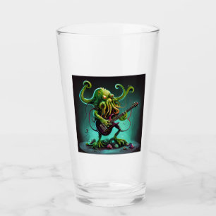 Copo De Pint Cthulhu Rock 'n Roll Glass Tumbler