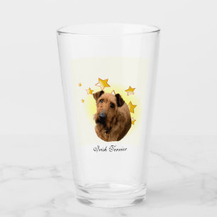 Copo De Pint Curly fur Irish Terrier é uma estrela