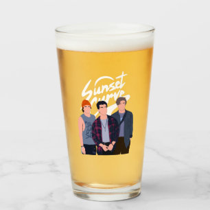 Copo De Pint Curva Sunset minimalista estilo 90