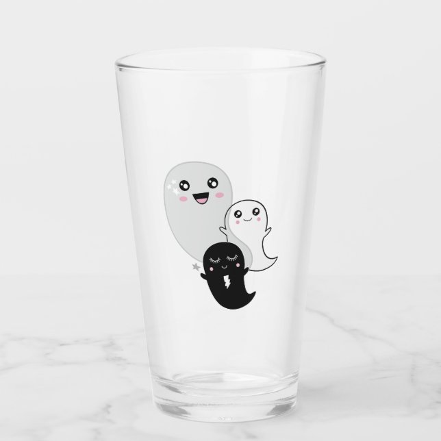 Copo De Pint cute ghosts halloween kawaii (Frente)
