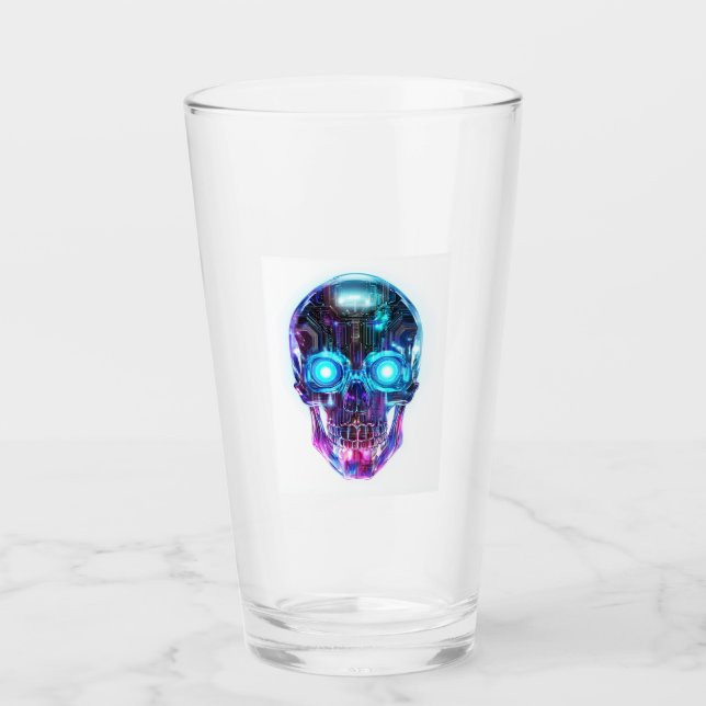 Copo De Pint Cyberpunk Skull King (Frente)