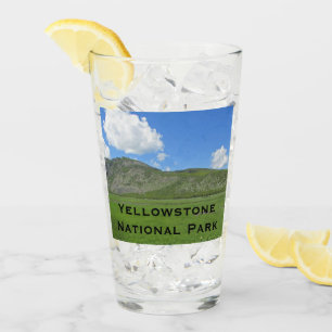 Copo De Pint Da foto verde da paisagem de Yellowstone parque