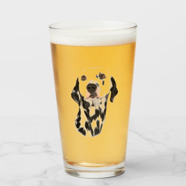 Copo De Pint Dalmation (Frente (Preenchido))
