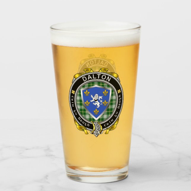 Copo De Pint Dalton Irish Beer Glass (Frente (Preenchido))