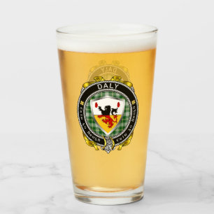 Copo De Pint Daly/O'Daly Irish Shield Beer Glass