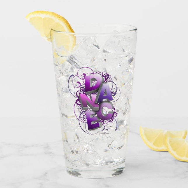 Copo De Pint Dança 3D (Gelo frontal)