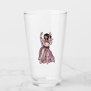 Copo De Pint Dançarina Rosa Belly