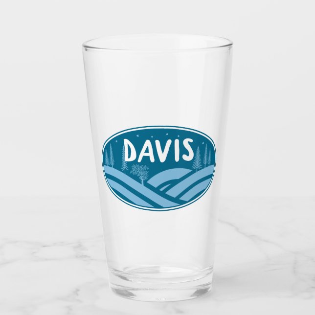 Copo De Pint Davis West Virginia Ao Ar Livre (Frente)