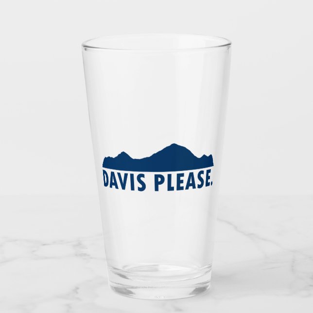 Copo De Pint Davis West Virginia, por favor (Frente)