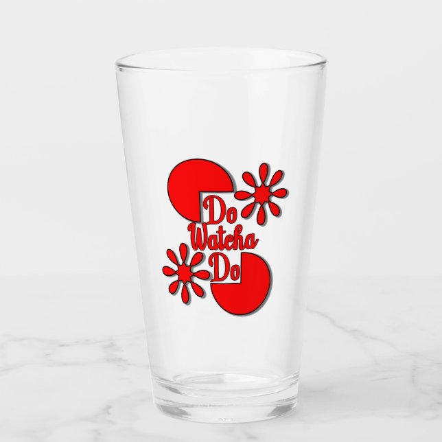 Copo De Pint De Watcha Do Glass (Frente)