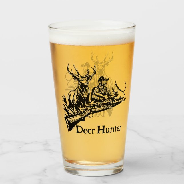 Copo De Pint Deer Hunter (Frente (Preenchido))