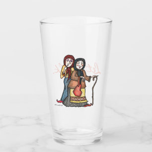 Copo De Pint Deixe-nos falar a arte popular do ucraniano dos