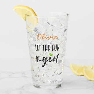 Copo De Pint Deixe o divertido vidro personalizado