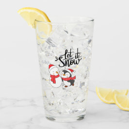 Copo De Pint Deixe-o nevar em um