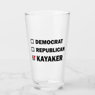 Copo De Pint Democrata Republicano Kayaker