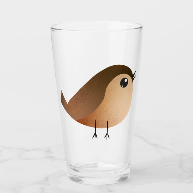 Copo De Pint Desenho animado de passarinho (Frente)