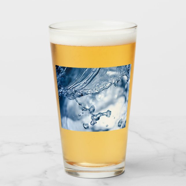 Copo De Pint Desenho De Água (Frente (Preenchido))
