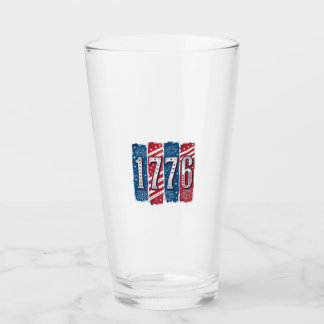 Copo De Pint Desenho Vetorial Vintage de Fogos Patrióticos de 1