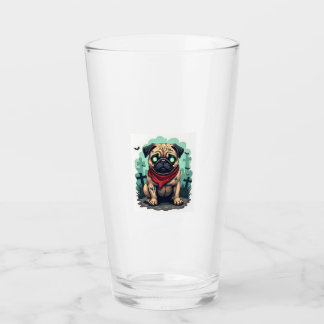 Copo De Pint Desfile de Pug Zumbi