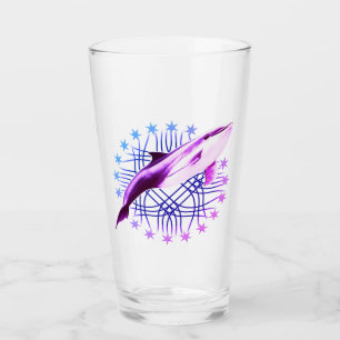 Copo De Pint Design de Gráfico de Golfinhos