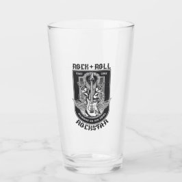 Copo De Pint Design de Guitar Rock