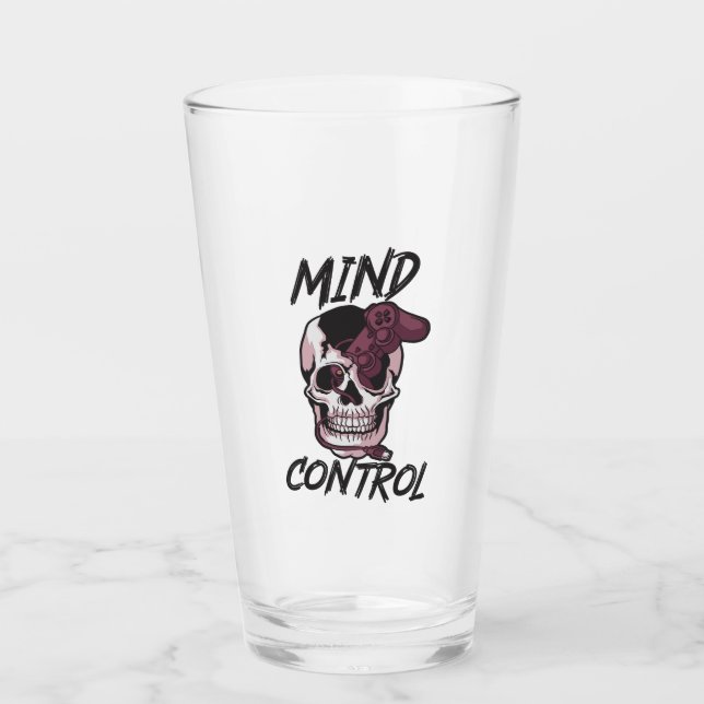 Copo De Pint Design de jogos de controle da mente (Frente)