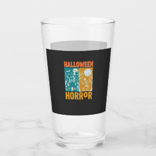 Copo De Pint Design de Lua de Casa Assombrada de Halloween_1