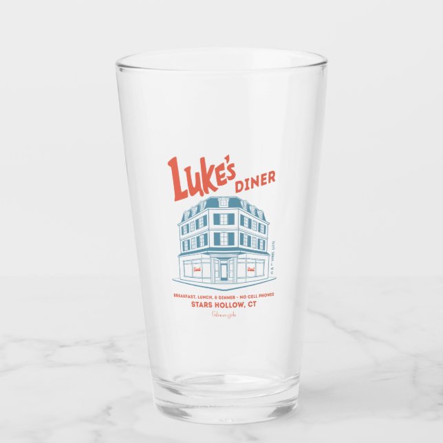 Copo De Pint Design de Luke's Diner Stars Hollow (Frente)