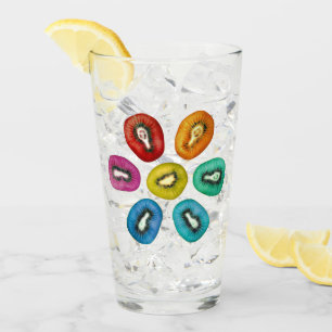 Copo De Pint Design de padrão Kiwi multicolor