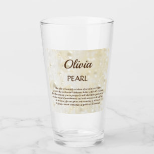 Copo De Pint design de Pérola de Aniversário de Junho 