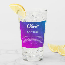 Copo De Pint design de setembro de Birthstone Sapphire