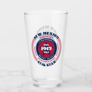 Copo De Pint Design de Tipografia Circular do Novo México