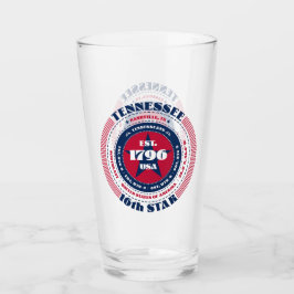 Copo De Pint Design de Tipografia Circular do Tennessee