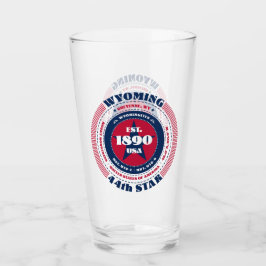 Copo De Pint Design de Tipografia Circular Wyoming