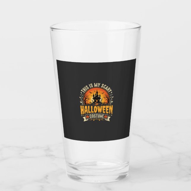 Copo De Pint Design de vetor de fantasia assustadora de Hallowe (Frente)