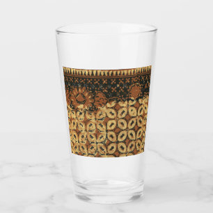 Copo De Pint Design do padrão de arte do café Bean Batik