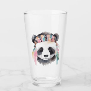 Copo De Pint Design do pândano hippie de aquarela branca