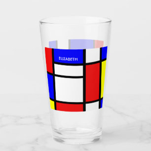 Copo De Pint Design geométrica da arte moderna inspirada em Mon