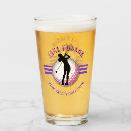 Copo De Pint Design Golfer das Mulheres Elegantes