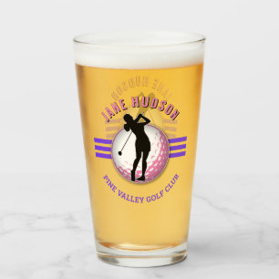 Copo De Pint Design Golfer das Mulheres Elegantes