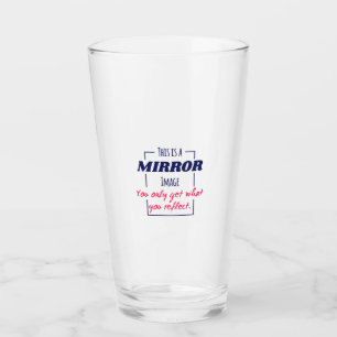 Copo De Pint Design Motivacional de Mentalidade de Reflexo no E